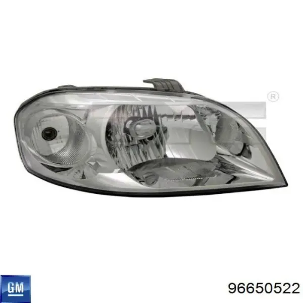 Faro derecho 96650522 General Motors