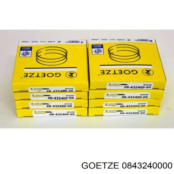 Aros de pistón para 1 cilindro, STD 0843240000 Goetze