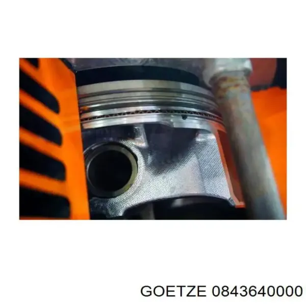 Juego de anillos de pistón, motor, STD 0843640000 Goetze
