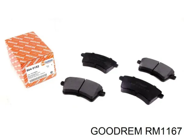 Pastillas de freno RM1167 Goodrem