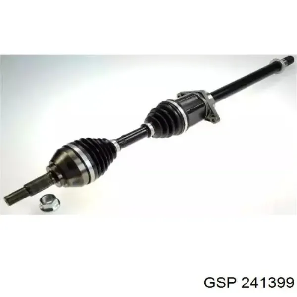 Semieje delantero derecho 391007599R Renault (RVI)
