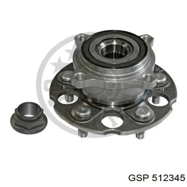 Soporte izquierdo del motor 512345 GSP