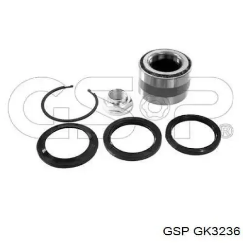 Cojinete de rueda trasero Subaru Impreza 2 GD, GG