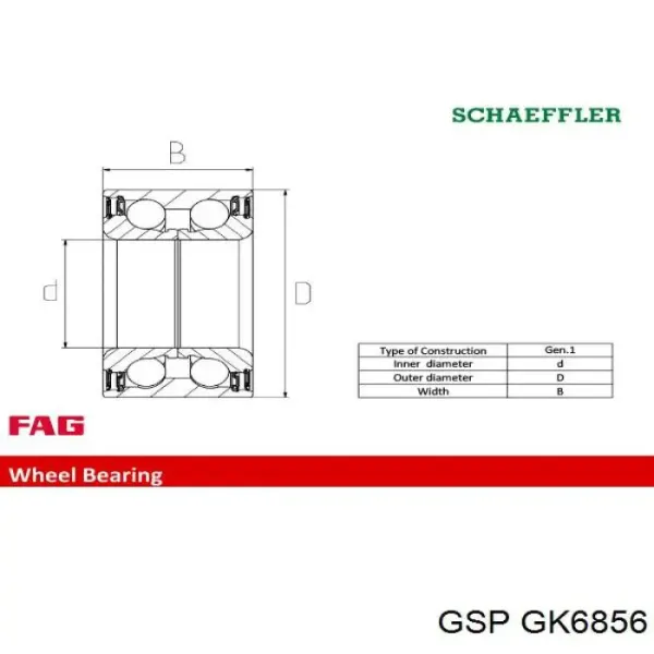 Cojinete de rueda delantero Mazda CX-5 1 KE, GH