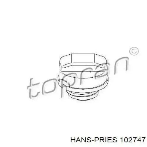 Tapa (tapón) del depósito de combustible Opel Astra F69