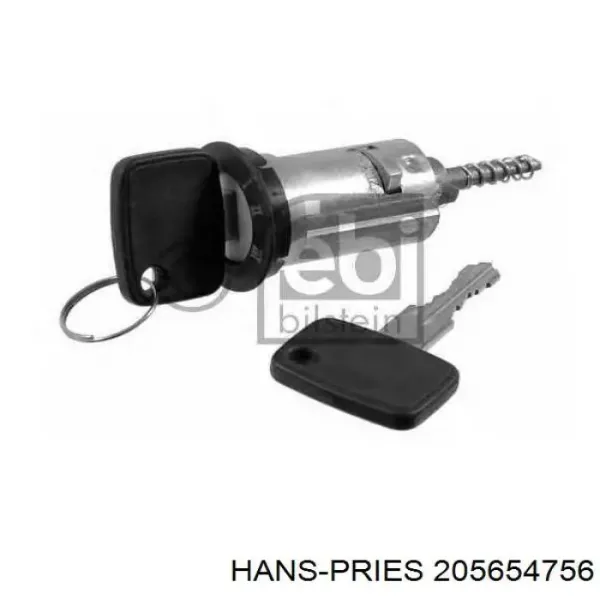 Bombín de cerradura de encendido 205654756 Hans Pries (Topran)