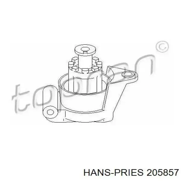 Soporte de motor trasero Opel Astra F48, F08