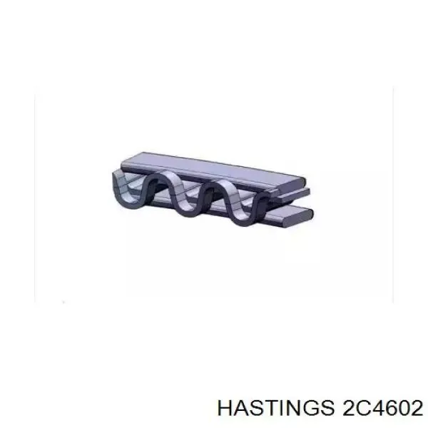 Aros de pistón para 1 cilindro, STD 2C4602 Hastings