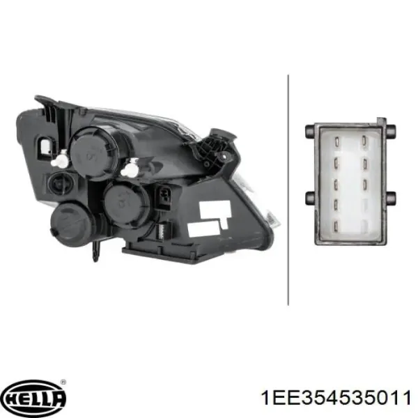 Faro izquierdo 93175364 General Motors