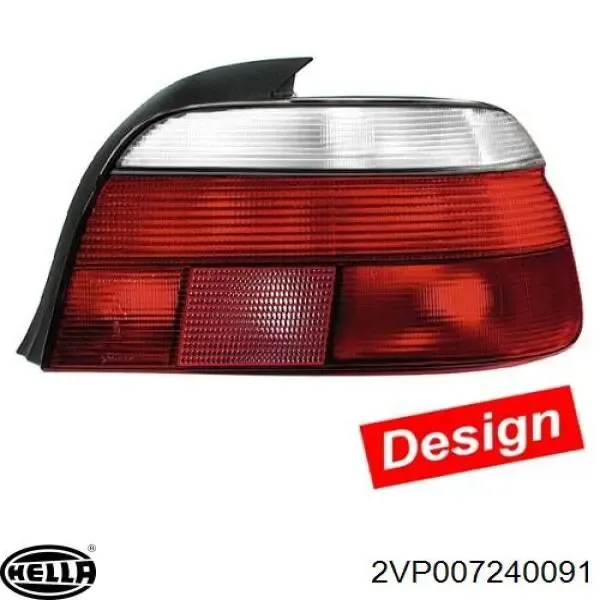 Piloto trasero izquierdo 2VP007240091 HELLA