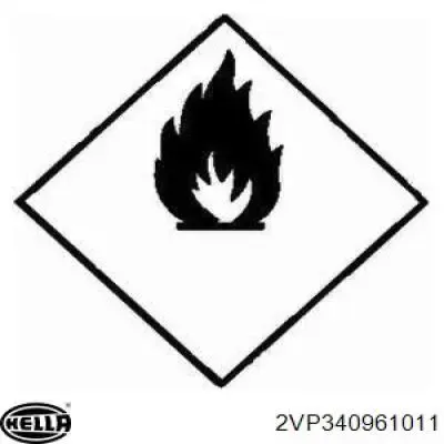 Piloto trasero izquierdo 2VP340961017 HELLA