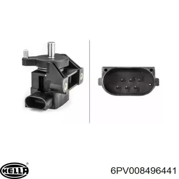 Sensor de posición del pedal del acelerador 6PV008496441 HELLA