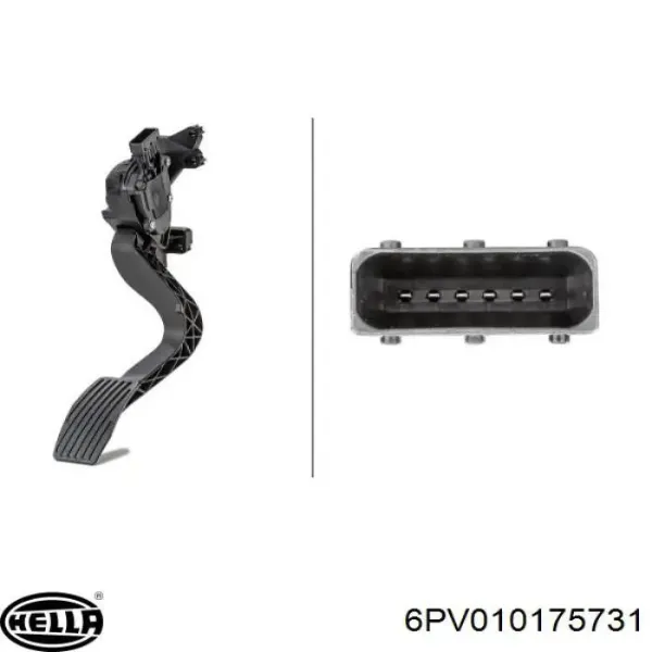 Pedal del acelerador 52013951 Fiat/Alfa/Lancia