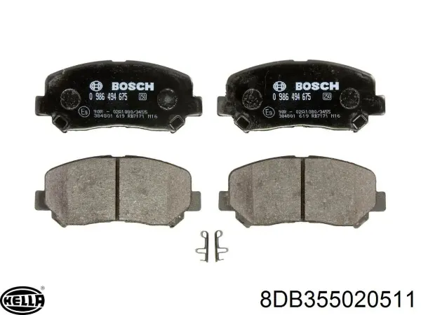 Pastillas de freno delanteras Mazda CX-5 1 KE, GH