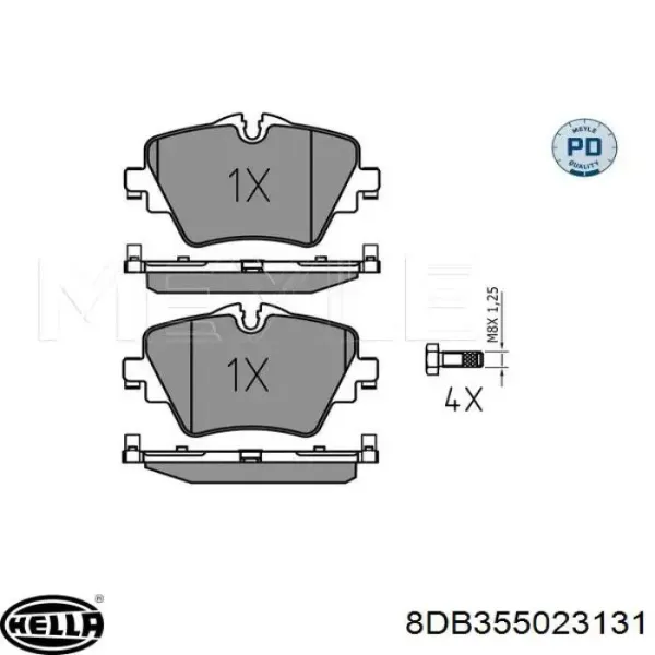 Pastillas de freno delanteras BMW X1 F48
