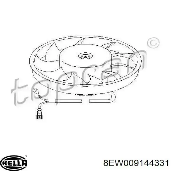 Ventilador del motor 6999 Febi