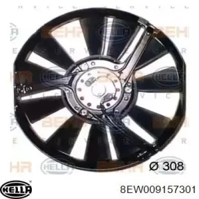 Ventilador eléctrico de aire acondicionado completo (motor y aspa) 0130701233 Bosch
