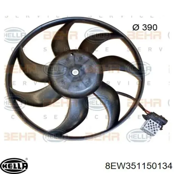 Ventilador del motor 13147276 General Motors