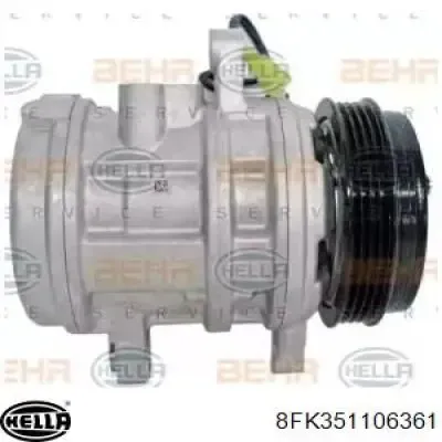 Compresor de aire acondicionado 8FK351106361 HELLA