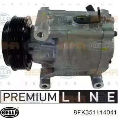 Compresor de aire acondicionado SCSB06 Ford