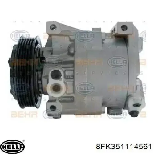 Compresor de aire acondicionado 8FK351114561 HELLA