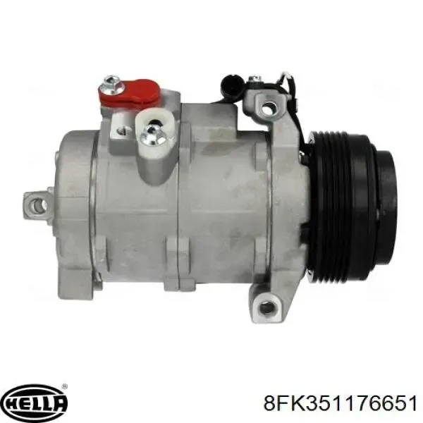 Compresor de aire acondicionado 8FK351176651 HELLA