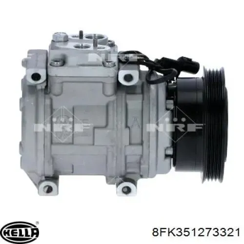 Compresor de aire acondicionado 8FK351273321 HELLA