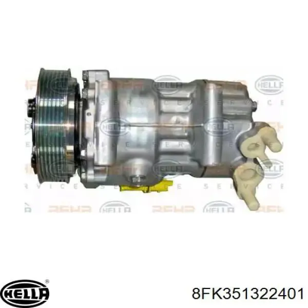 Compresor de aire acondicionado SD6V121929E Sanden