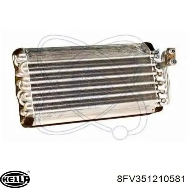 Evaporador de aire acondicionado 8FV351210581 HELLA