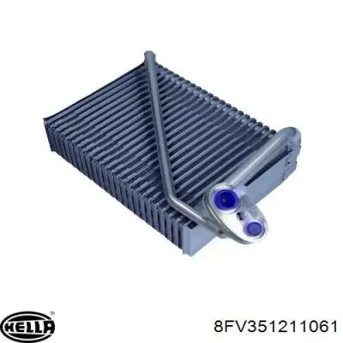 Evaporador de aire acondicionado 350085 Kale