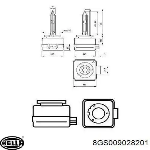 Bombilla de xenón D3SNX3S Neolux