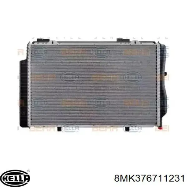 Radiador 8MK376711231 HELLA