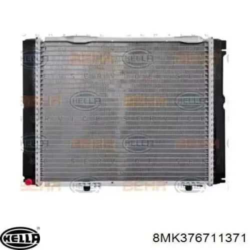 Radiador 8MK376711371 HELLA