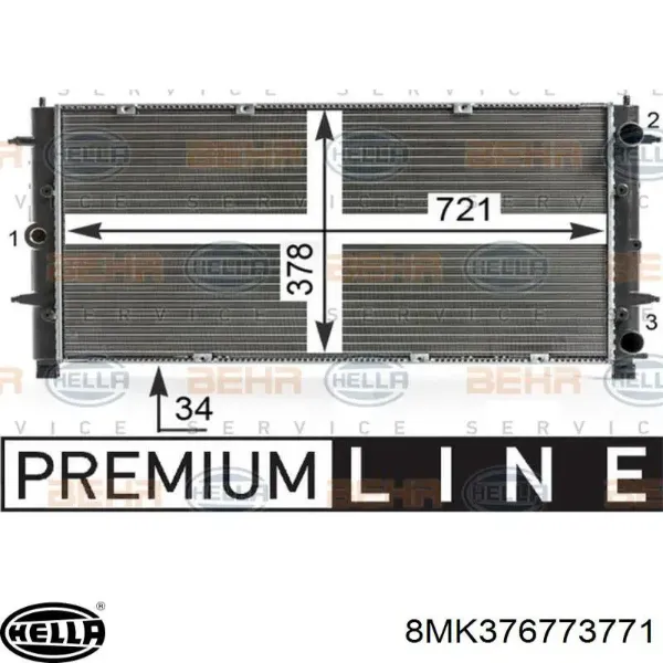 VALEO Radiatore, Raffreddamento motore Alluminio (731616) online favorevole