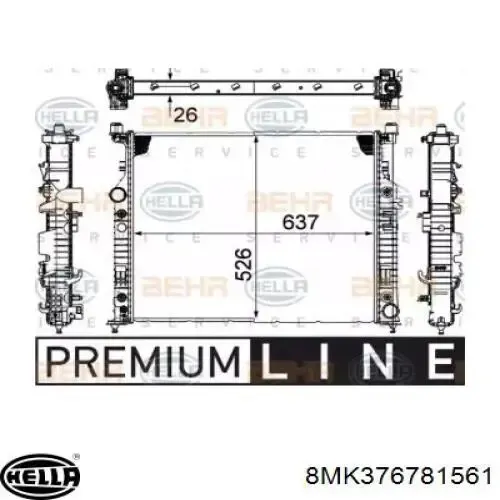 Radiador A2515000804 Mercedes