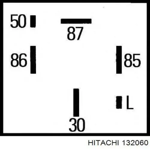Relé de bujía de precalentamiento Opel Vectra 86, 87