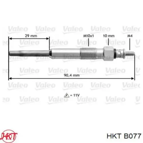 Bujía de incandescencia Volkswagen Polo 4 9N1