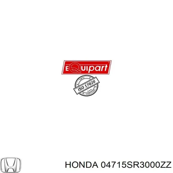 Parachoques trasero 04715SR3000ZZ Honda
