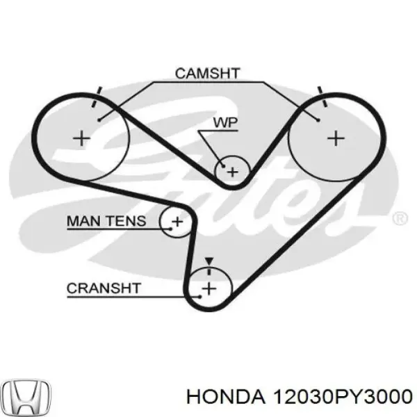 Juego de juntas de tapa de balancines 12030PY3000 Honda