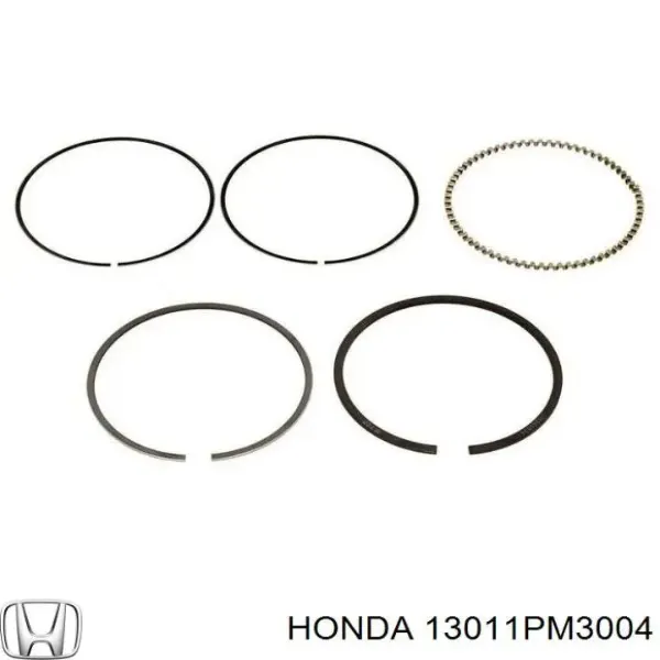 Juego de anillos de pistón, motor, STD 16365STD Riken