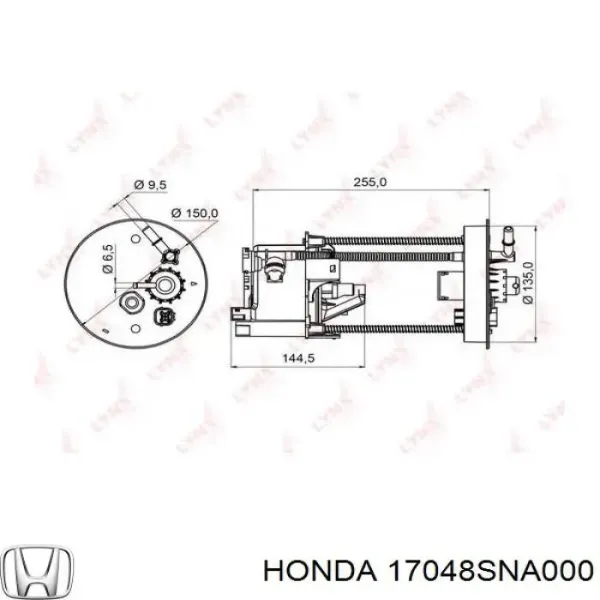 Filtro de combustible 17048SNA000 Honda