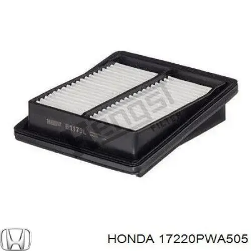 Filtro de aire 17220PWA505 Honda