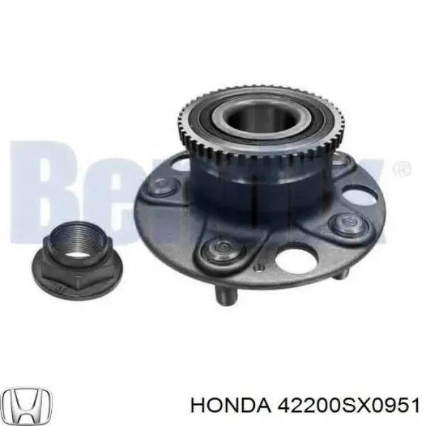 Cubo de rueda trasero 42200SX0951 Honda