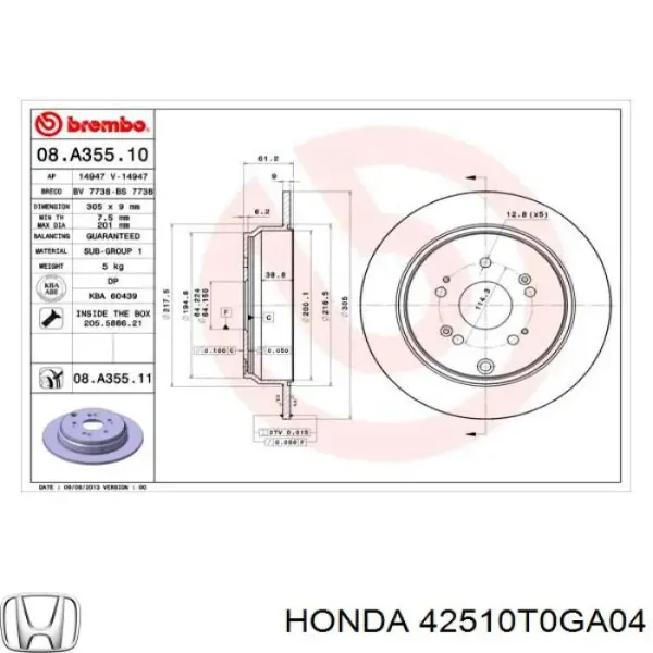 42510T0GA04 Honda