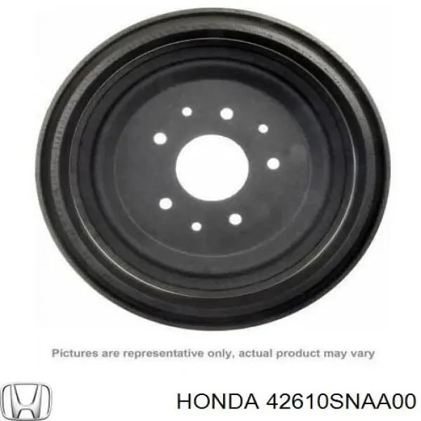 Tambor de freno trasero 42610SNAA00 Honda