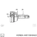 Semieje delantero izquierdo Honda Civic ED, EF