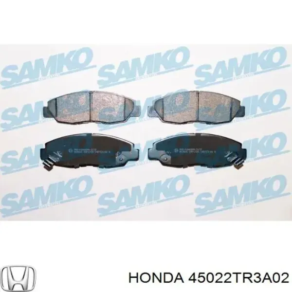 Pastillas de freno 45022TR3A02 Honda