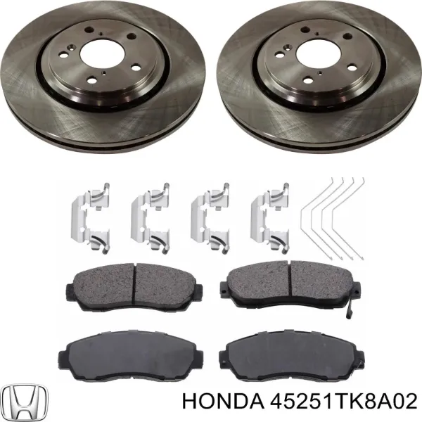 Disco de freno 45251TK8A00 Honda