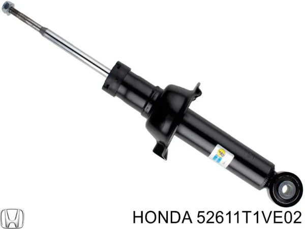 Amortiguador trasero izquierdo 52611T1VE02 Honda