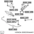 Silentblock amortiguador trasero Honda Civic FK, FN